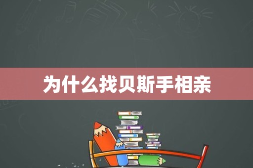 为什么找贝斯手相亲