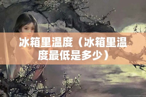 冰箱里温度（冰箱里温度最低是多少）