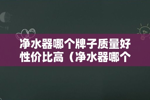 净水器哪个牌子质量好性价比高（净水器哪个品牌性价比高）