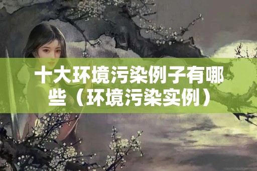 十大环境污染例子有哪些（环境污染实例）