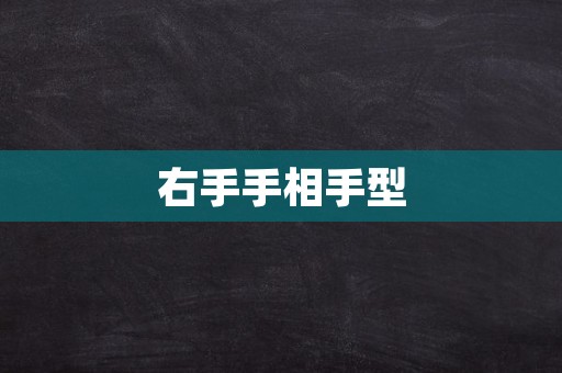 右手手相手型