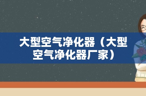 大型空气净化器（大型空气净化器厂家）