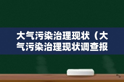 大气污染治理现状（大气污染治理现状调查报告）