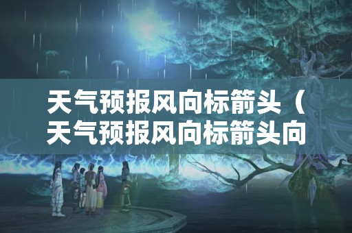 天气预报风向标箭头（天气预报风向标箭头向上）