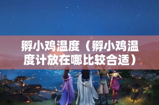 孵小鸡温度（孵小鸡温度计放在哪比较合适）