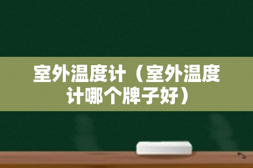 室外温度计（室外温度计哪个牌子好）