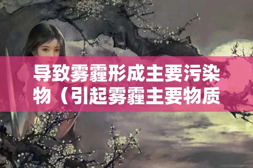 导致雾霾形成主要污染物（引起雾霾主要物质）