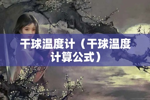 干球温度计（干球温度计算公式）