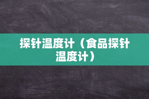 探针温度计（食品探针温度计）