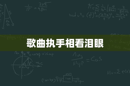 歌曲执手相看泪眼