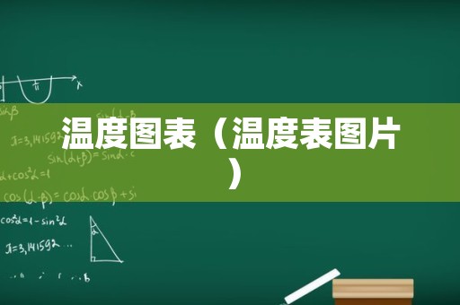 温度图表（温度表图片）