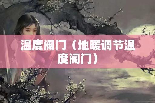 温度阀门（地暖调节温度阀门）