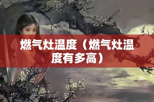 燃气灶温度（燃气灶温度有多高）
