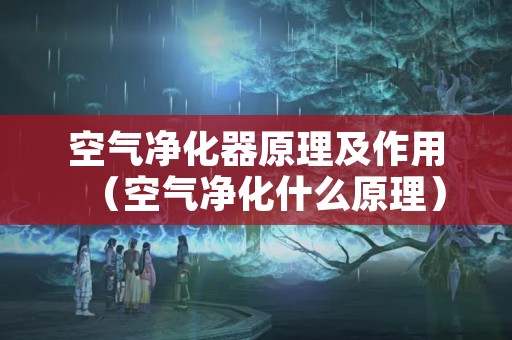 空气净化器原理及作用（空气净化什么原理）