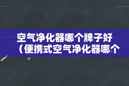 空气净化器哪个牌子好（便携式空气净化器哪个牌子好）