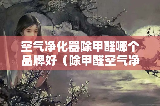 空气净化器除甲醛哪个品牌好（除甲醛空气净化器什么牌子的好）