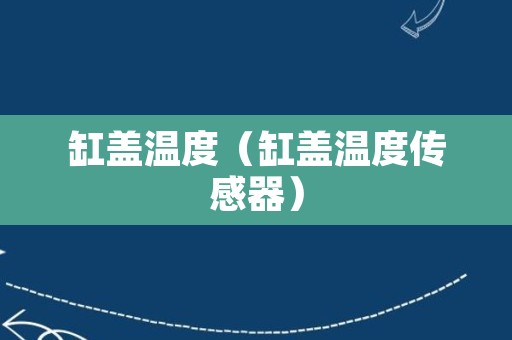 缸盖温度（缸盖温度传感器）