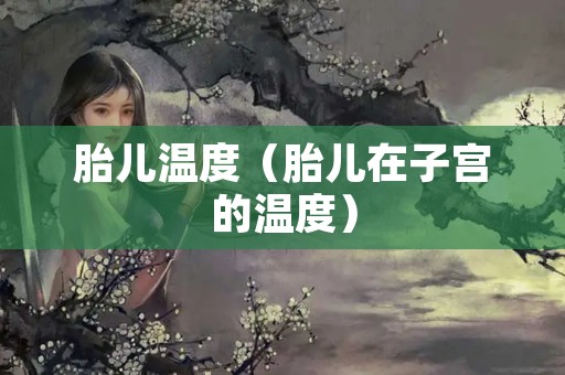胎儿温度（胎儿在子宫的温度）