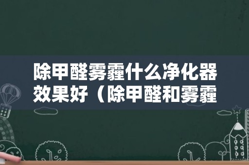 除甲醛雾霾什么净化器效果好（除甲醛和雾霾什么净化器效果好）