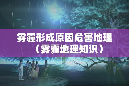 雾霾形成原因危害地理（雾霾地理知识）
