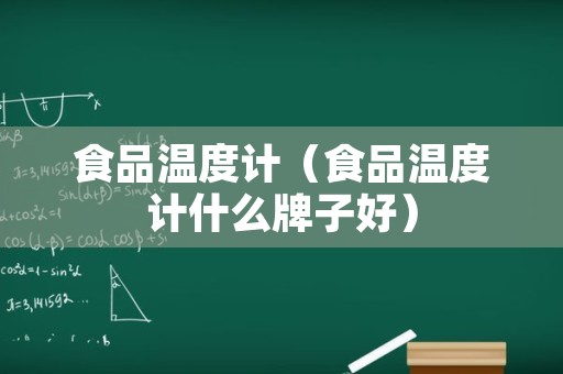 食品温度计（食品温度计什么牌子好）